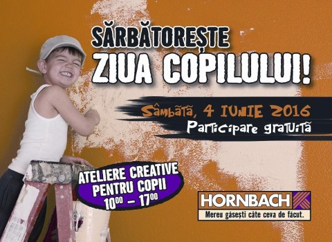 Ateliere creative pentru copii, in toate magazinele Hornbach